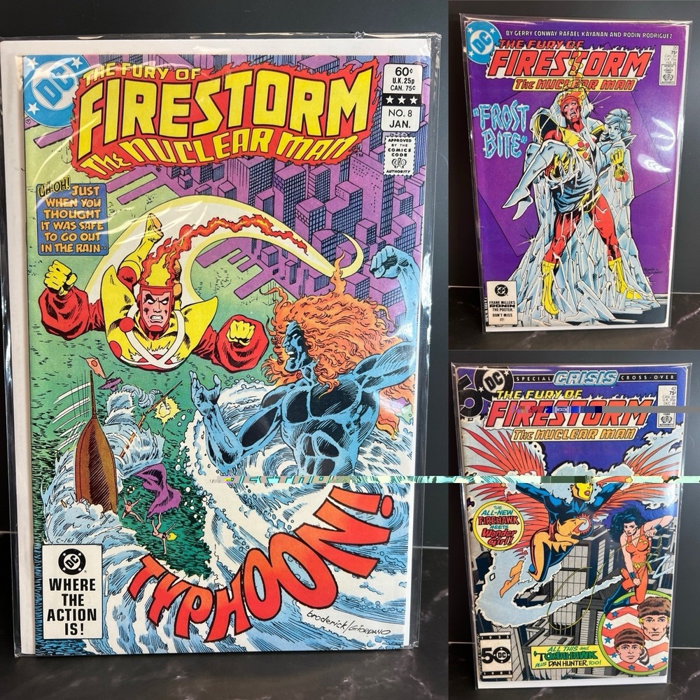Vintage Lot Of 3 Firestorm DC Comic Books 8 20 42